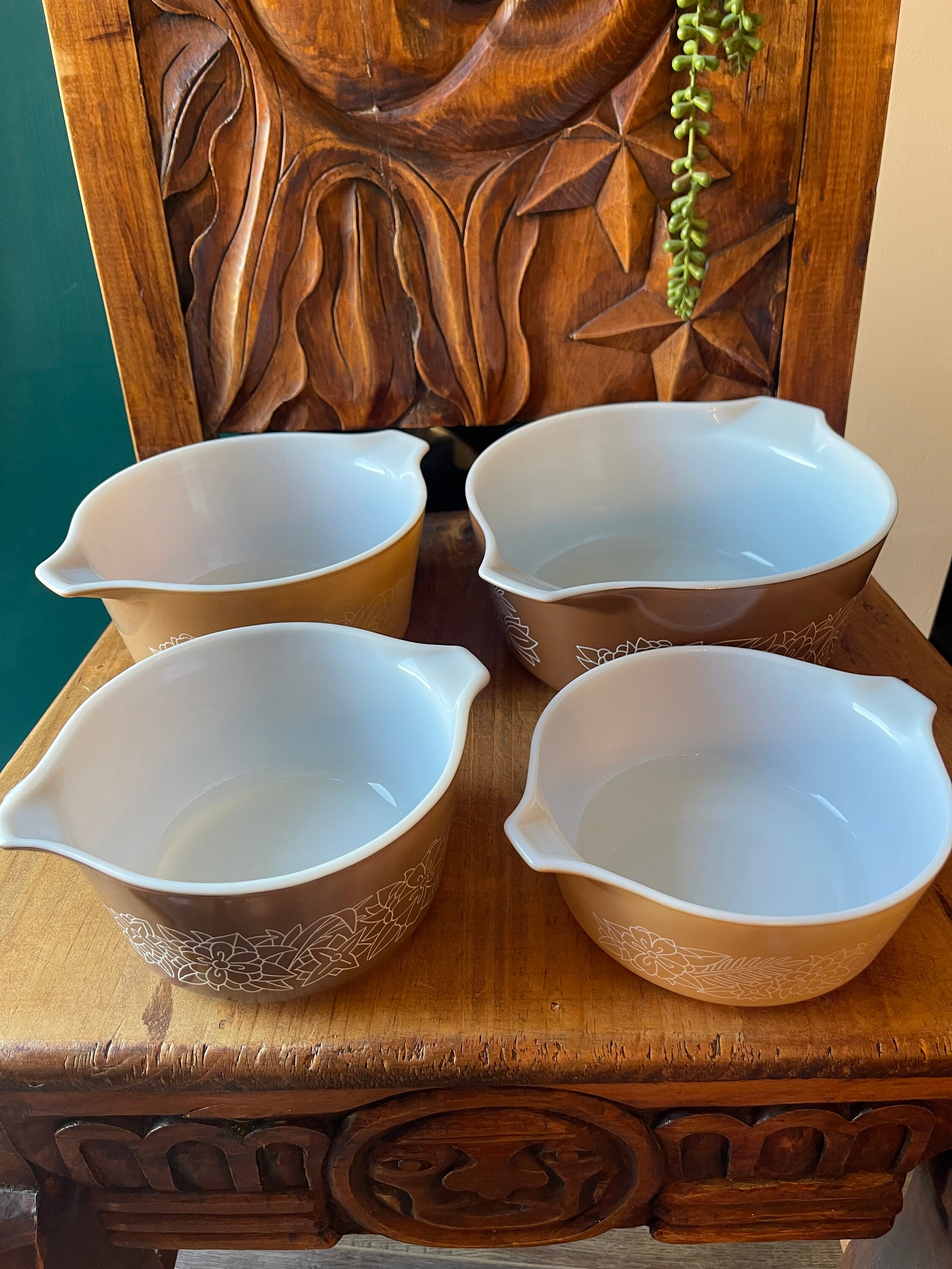 Vintage Pyrex Woodland Cinderella Casserole Dish Set of 4 - Etsy