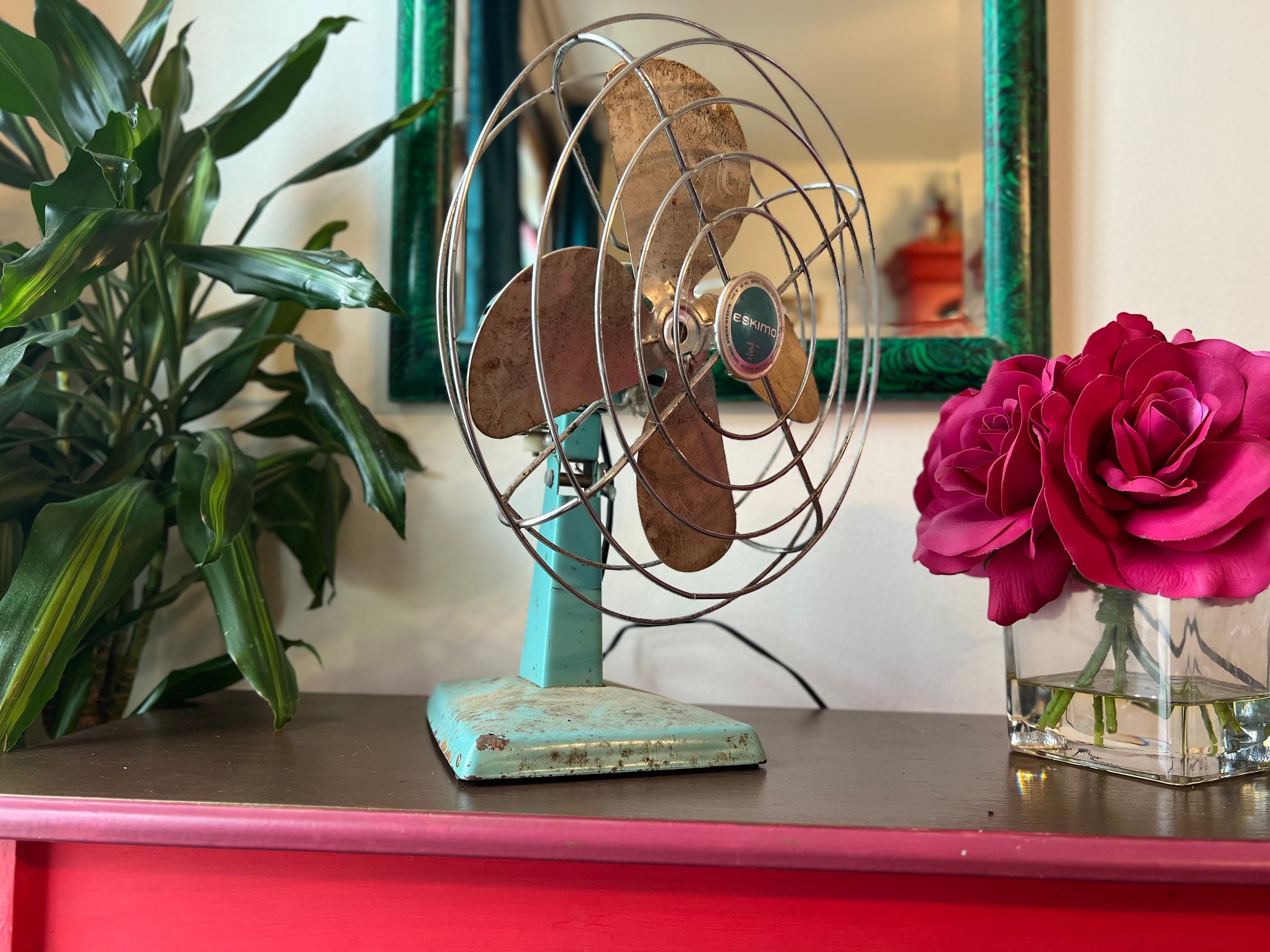 扇風機　ESKIMO アンティーク Vintage Eskimo Oscillating Fan - Etsy