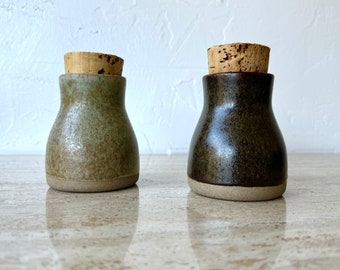 Gordon and Jane Martz | Marshall Studios| Rare Ceramic Spice Storage Jars
