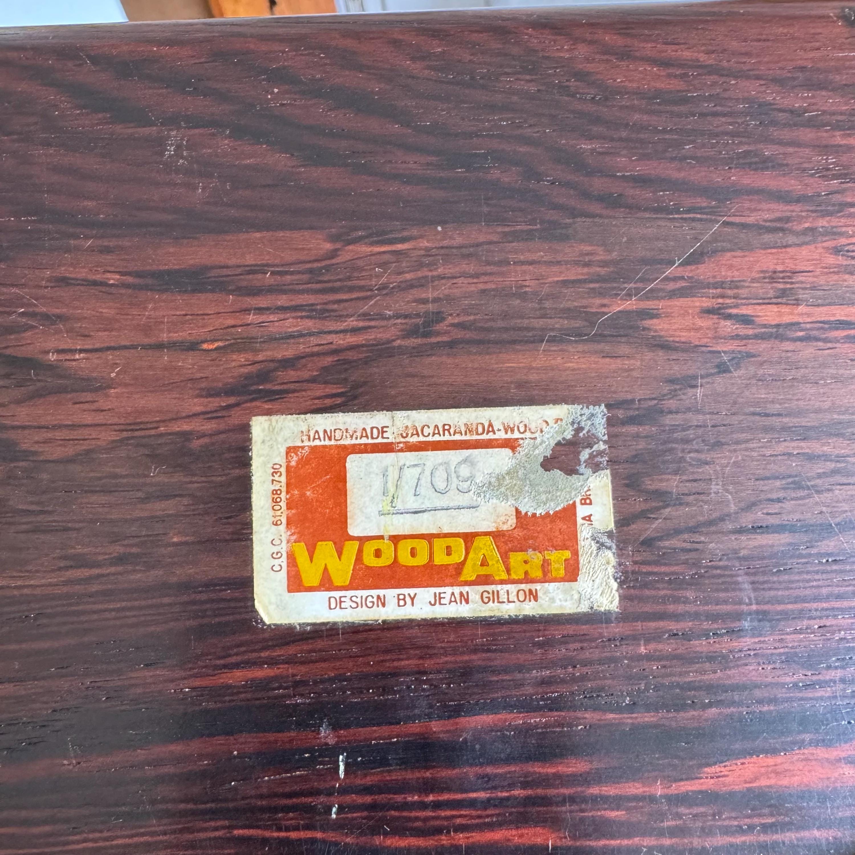 Jean Gillon トレイ/おぼん/木工/ブラジリアンローズウッド Jean