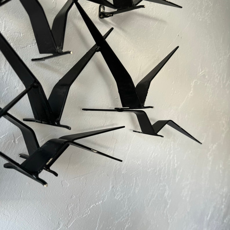 Curtis Jere Birds in Flight Metal Wall Sculpture Etsy