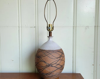 Brent Bennett California Studio Pottery Ceramic Lamp