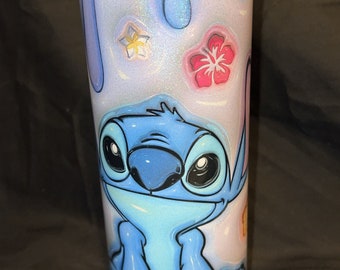 Vaso con puntada