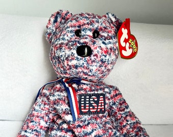 Ty Beanie Babies USA the Bear 2000