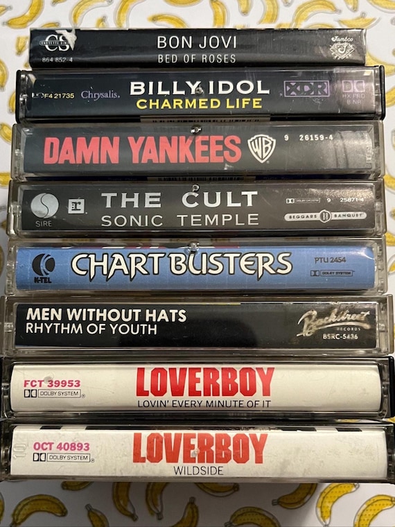 Pop Cassette Tapes 80s and 90s