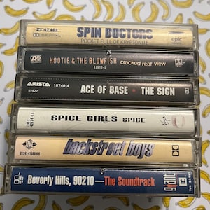 Rock and Alternative Cassette Tapes 80s and 90s