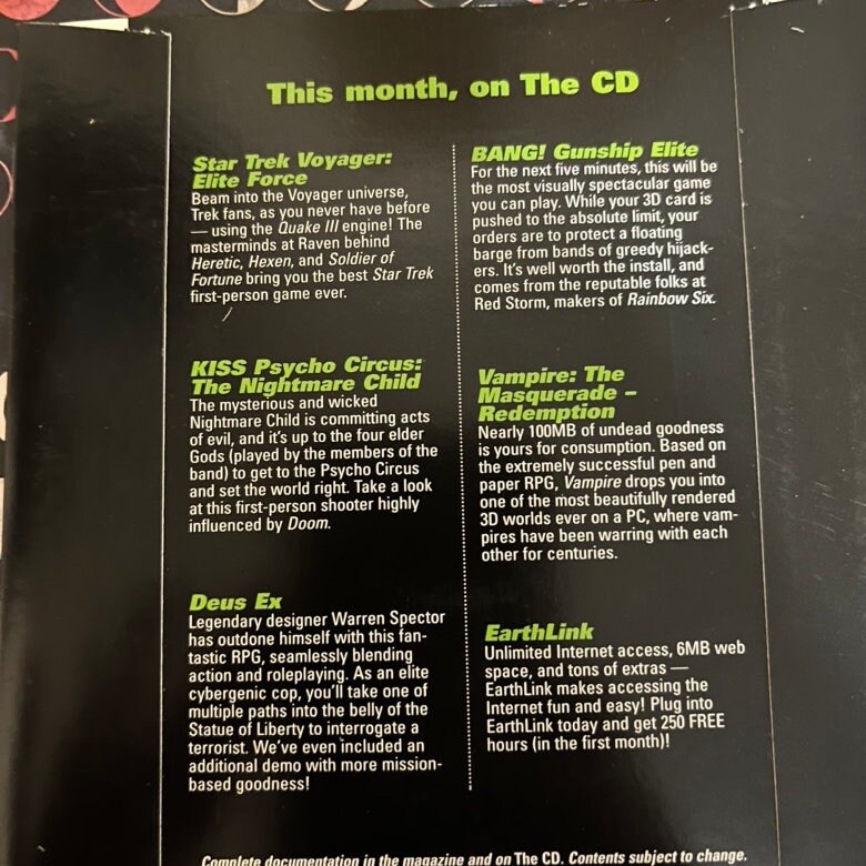 PC Gamer Magazine October 2000 Volume 5 No. 13 Edition Demo Etsy