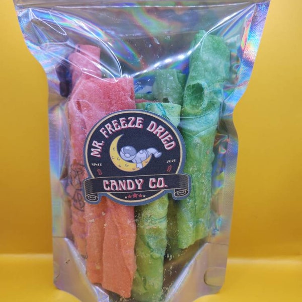 Freeze Dried Roll-ups| Freeze Dried Snack| Astronaut Snack| Party Favor| Candy Gift| Novelty Candy| Astronaut Candy