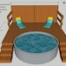 Stock Tank Pool Cowboy Pool Deck Building Plans Sketchup Etsy