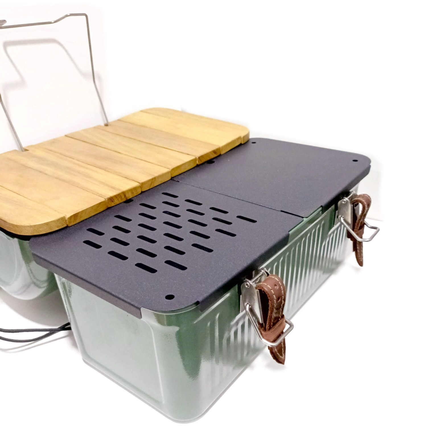 Stanley  Kemsite Foldable Steel Tray Mini Picnic Lunch Box Shelf