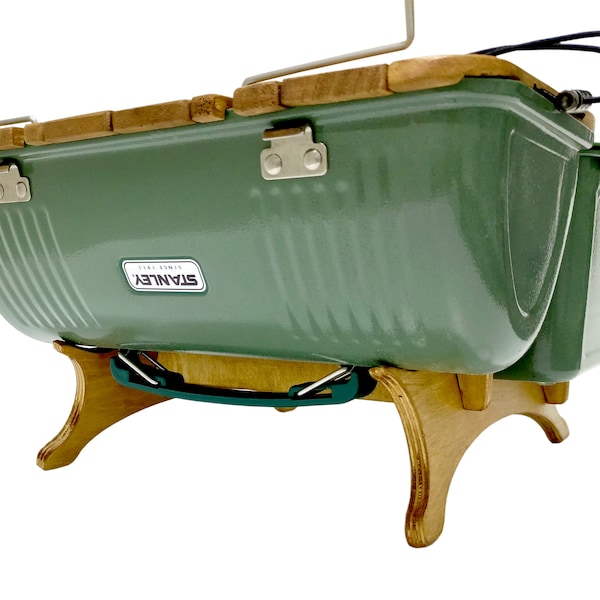 Stanley Lunchbox 10 qt 9,4 L Compatibele beschermende houten standaard Een goed cadeau voor je tas
