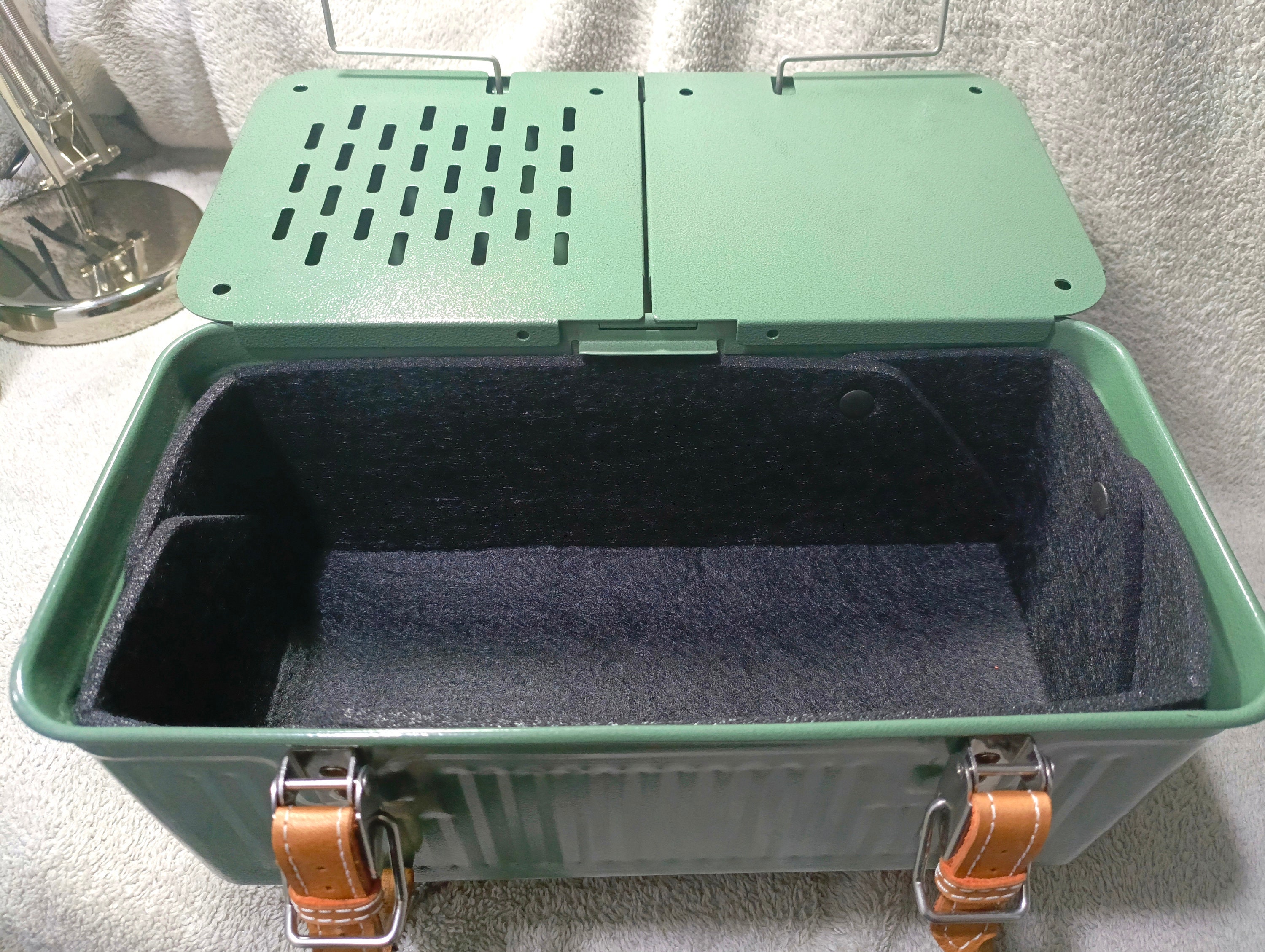 STANLEY サンドイッチケース オリーブグリーン Stanley Lunch Box Tray Same Day FREE SHIPPING Green Metal Tray