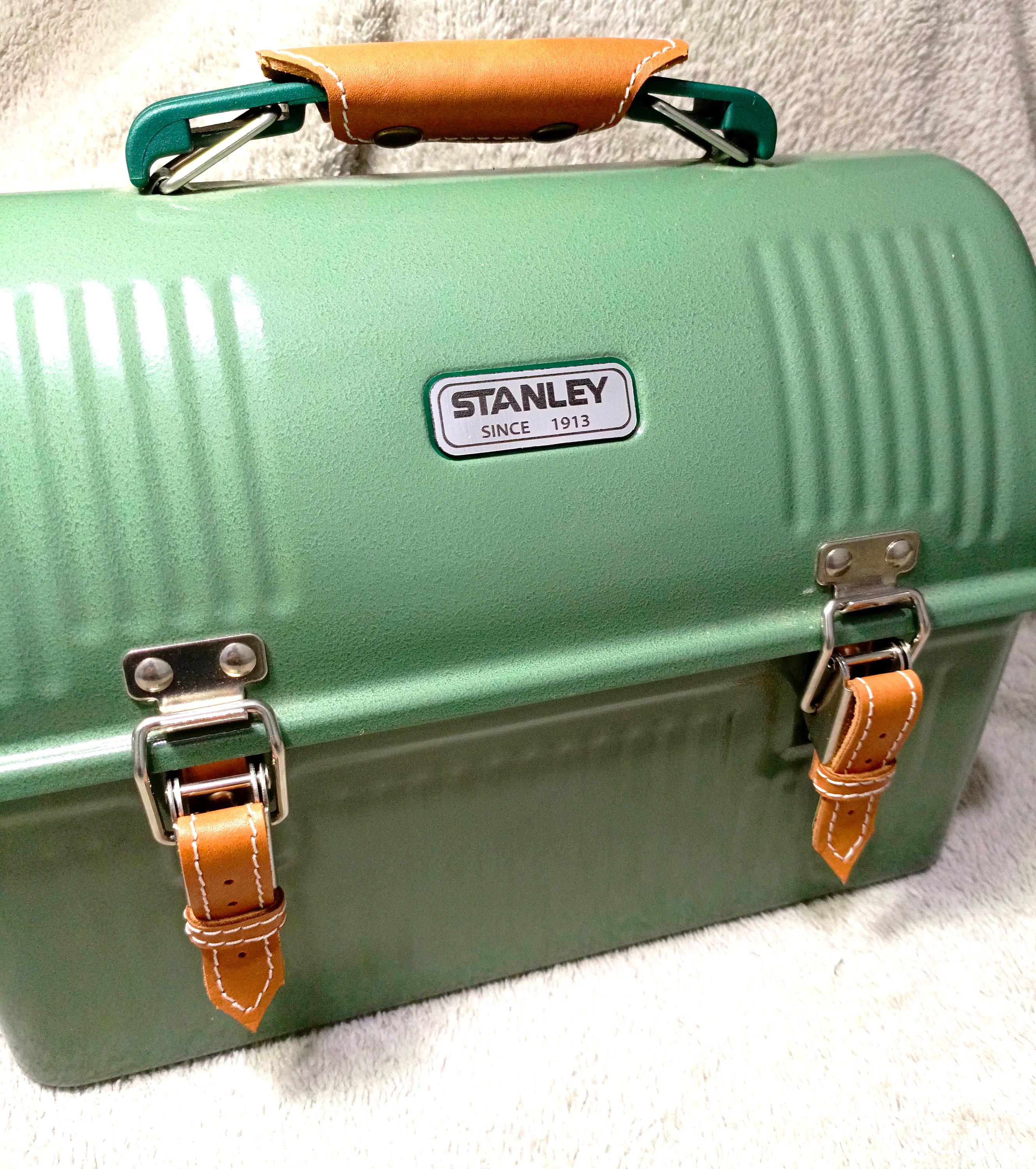 STANLEY サンドイッチケース オリーブグリーン Stanley Lunch Box 9.4 Lt 10 Qt Personalized Leather Accessory