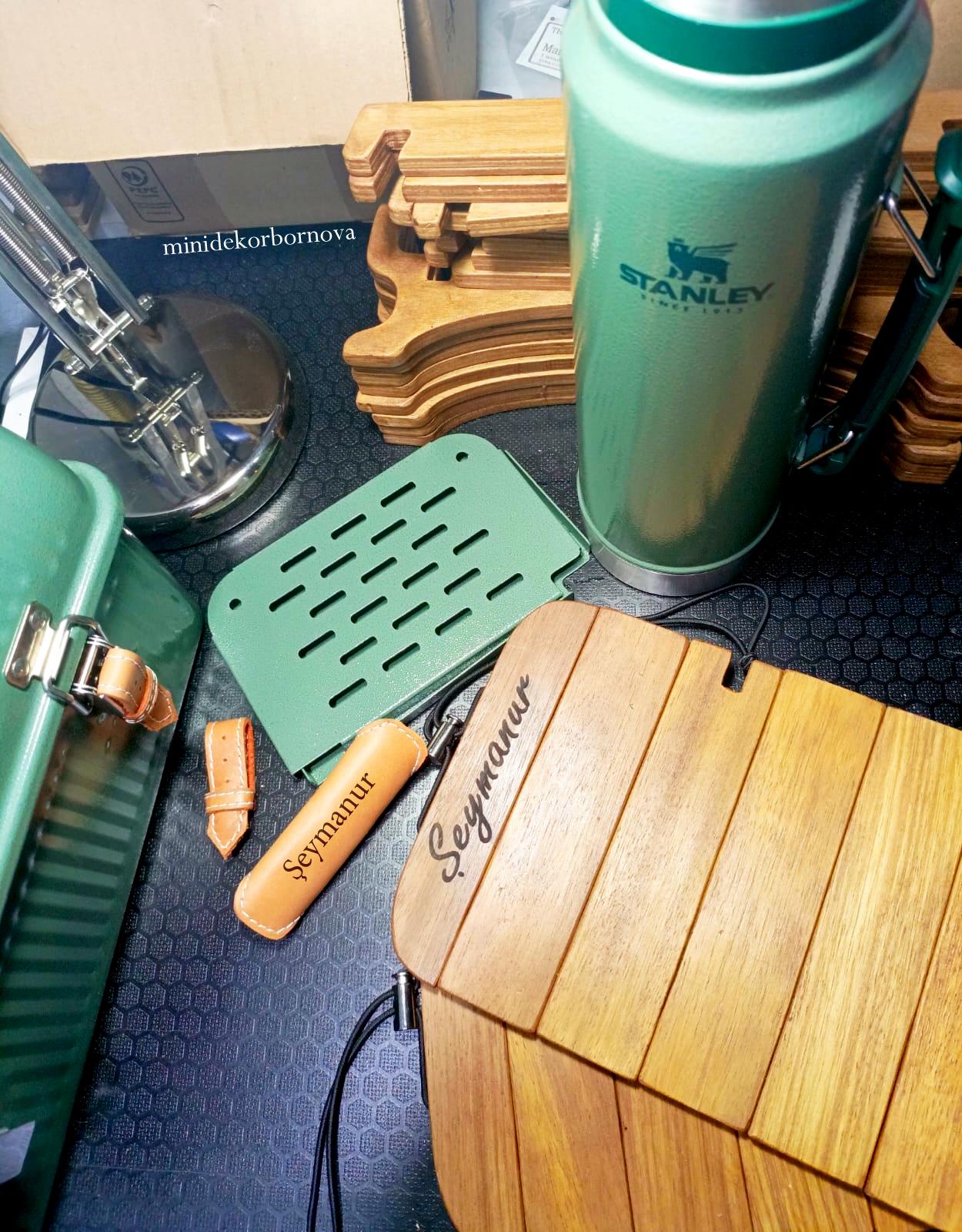 Water Resistant for Stanley Lunch Box. Wooden Tray. It is Made of