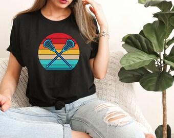 Lacrosse Sticks Shirt: Lax Player Gift, Plus Sizes