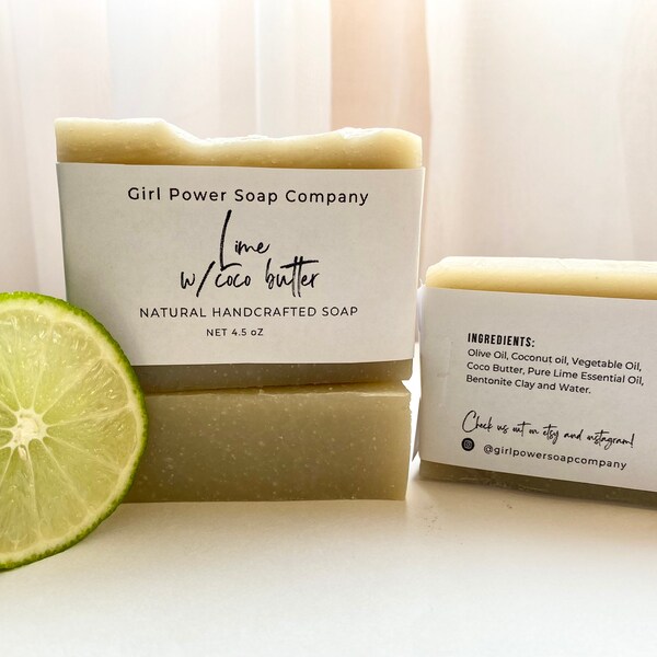 Lime with coco butter soap