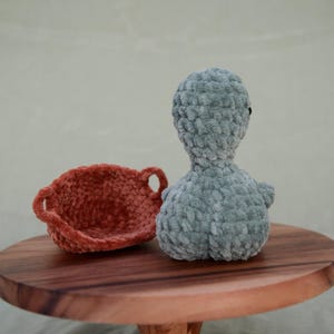 Crochet Turtle Plushie With Butt: Handmade Amigurumi Stuffed Animal Toy