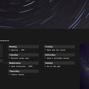 Notion Template Simple Planner the Battlestation V1 0 Etsy