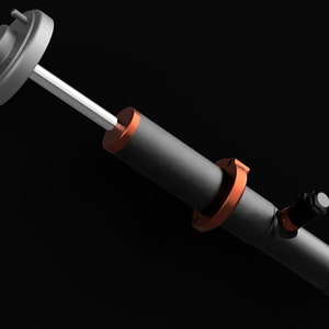 Bronco Raptor Braptor Front Shock 3D Scan and Solid Files