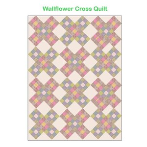 Tilda Quilt Kit, Wallflower Cross Quilt