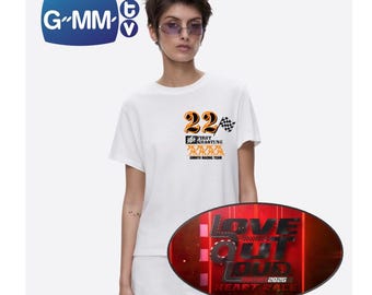 Camiseta de carreras GMMTV Fanmade Love Out Loud 2026