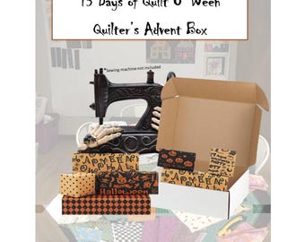 13 Days of Quilt O' Ween Advent Project Box