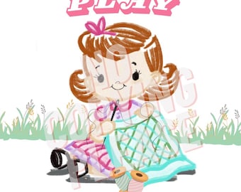 Descarga digital Archivo PNG o PDF Imagen de tela Juego con bloques