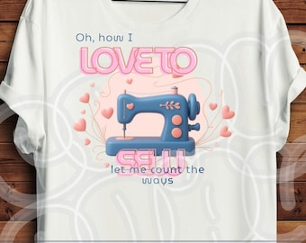 Camiseta de patchwork "Me encanta coser"