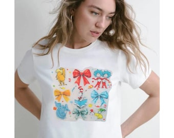 Images Seuss DTF de livres pour enfants pour la fabrication de t-shirts
