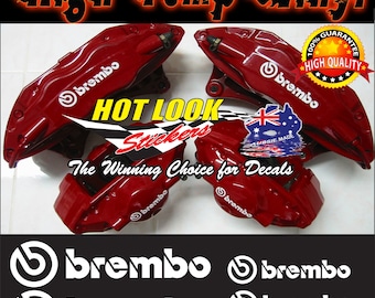 Brembo x4 HSV Holden Commodore Brake Caliper Hi Temp Vinyl Decals Stickers
