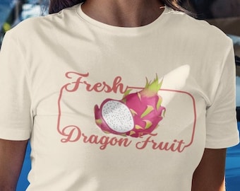 Dragon Fruit Shirt, Tropical Fruit T-Shirt, Fruits of Hawaii T shirt, Fruit Stand Tee, Exotic Fruits, Farmers Market Shirt, Vegan Food Shirt