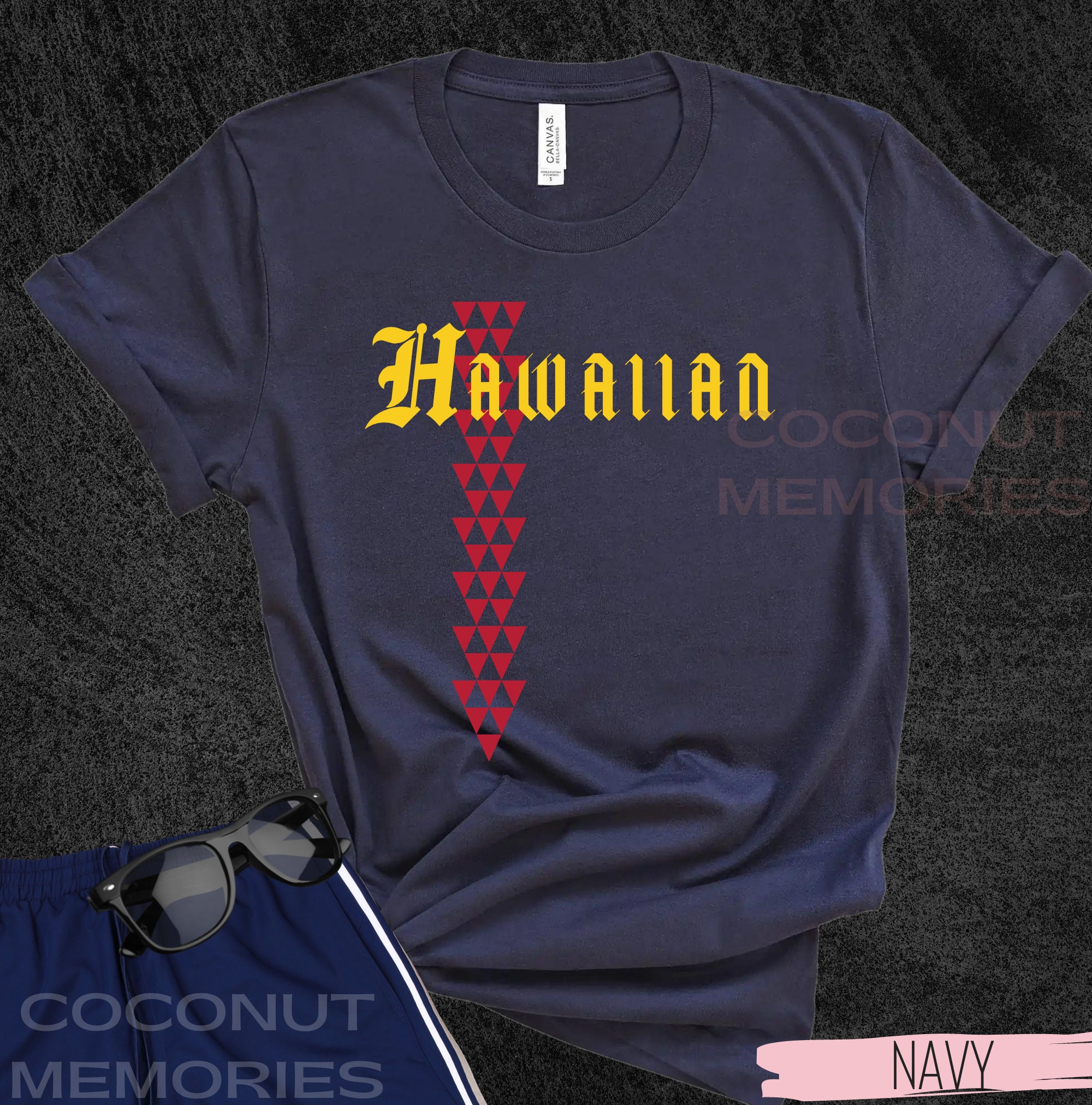 Hawaii Polo Shirt Shark and Turtle Mix Kakau LT9 main image 0