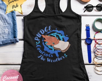 Pudge the Fish Tank Top, Lilo and Stitch Fan, Pudge Controls the Weather, Florida Adventure Gift, California Vacation Tee, Cruise Ship Tee