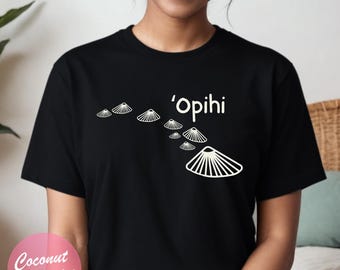 ʻOpihi Shells Shirt, Opihi Hawaiian Island Chain Tee, ʻŌlelo Hawaii TShirt, Hawaii Seashells Tee, Hawaii Beach Tee, Marine Biologist Gift