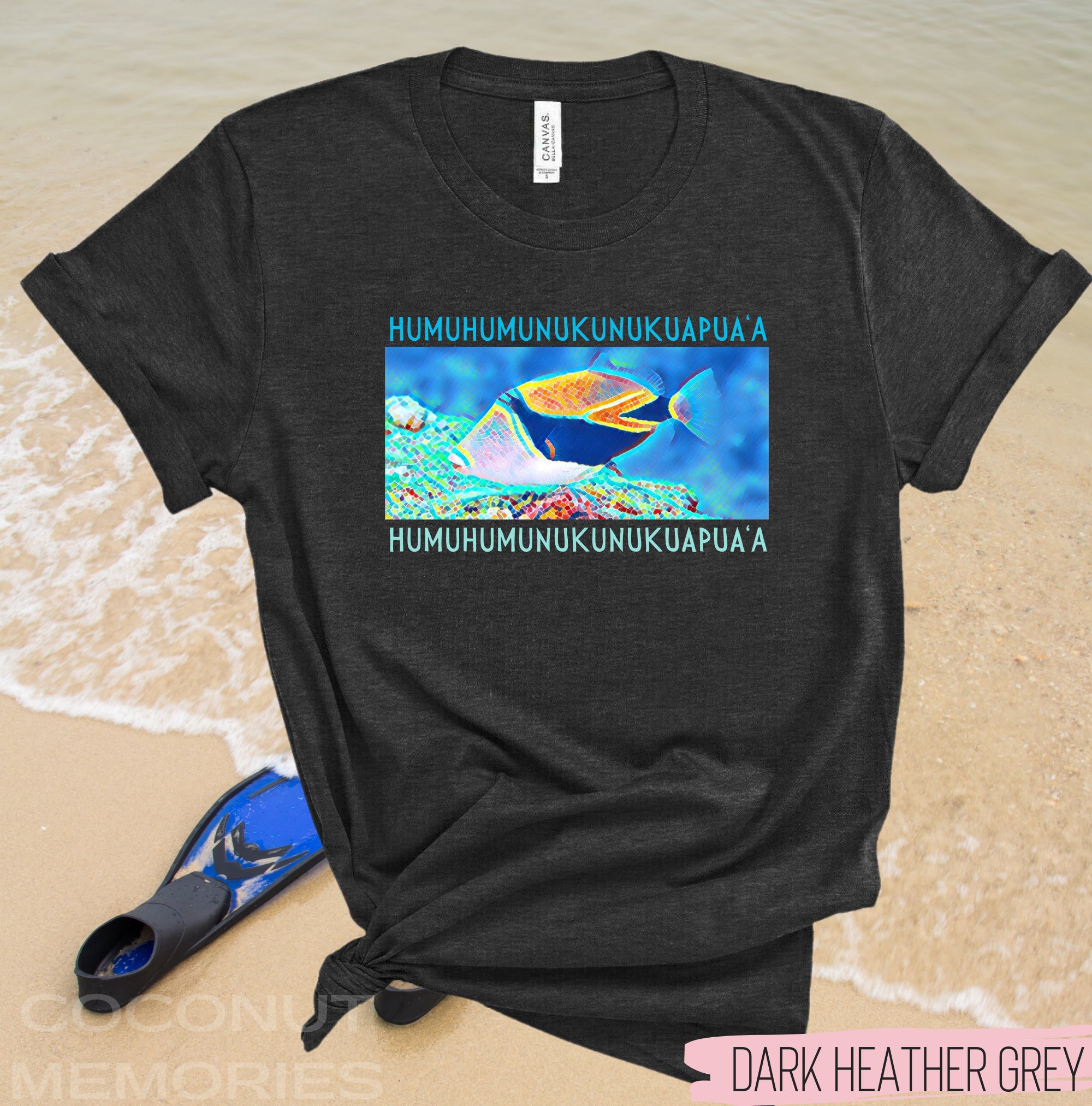 Humuhumunukunukuapuaa Hawaiian Tropical Reef Trigger Fish Shirt