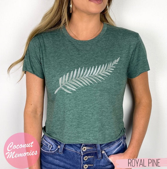 Farn Crop Top, Silber Farn Festival Crop Top, Neuseeland Farn T-Shirt,  Flieendes Strand Top, ses Sommer Top, Yoga Crop Top, Botanisches Farn  Shirt - Etsy sterreich