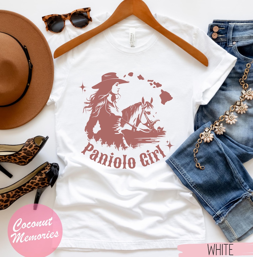 Paniolo Girl Shirt, Hawaiian Cowgirl T-shirt, Hawaii Country Girl ...
