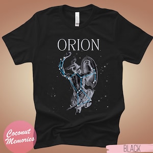 Orion Sternbild Shirt, Orion griechische Mythologie T-Shirt, Stargazer T-Shirt, Sternenkind Geschenk, Weltraum-Liebhaber-Shirt, Astronomie-Sternkarte T-Shirt