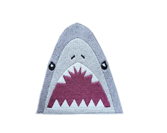 Shark Head  Iron On Patch