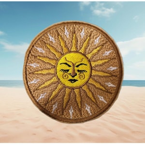 Sun Iron On Patch