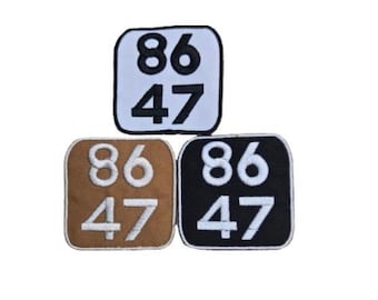 8647 Iron On Patch