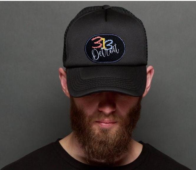 Detroit 313 Iron on Patch - Detroit Patch - 313 Patch - Detroit Hat ...