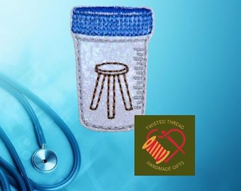 Stool Sample Vinyl Feltie Design