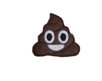 Poop Emoji Felt Feltie