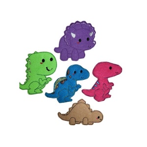 Dinosaur Finger puppets - Make Believe  - Fine Motor Skills - Hand Eye Coordination - Encourages Language Development