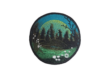 Night In The Forest Iron on Patch