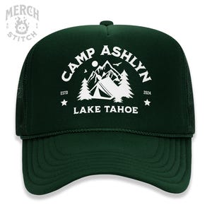 Custom Trucker Hat, Personalized Trucker Hat, Camp Bachelorette Party Trucker Hat, Girls Trip Hats, Drinking Hats, Party Hats, Party Favors