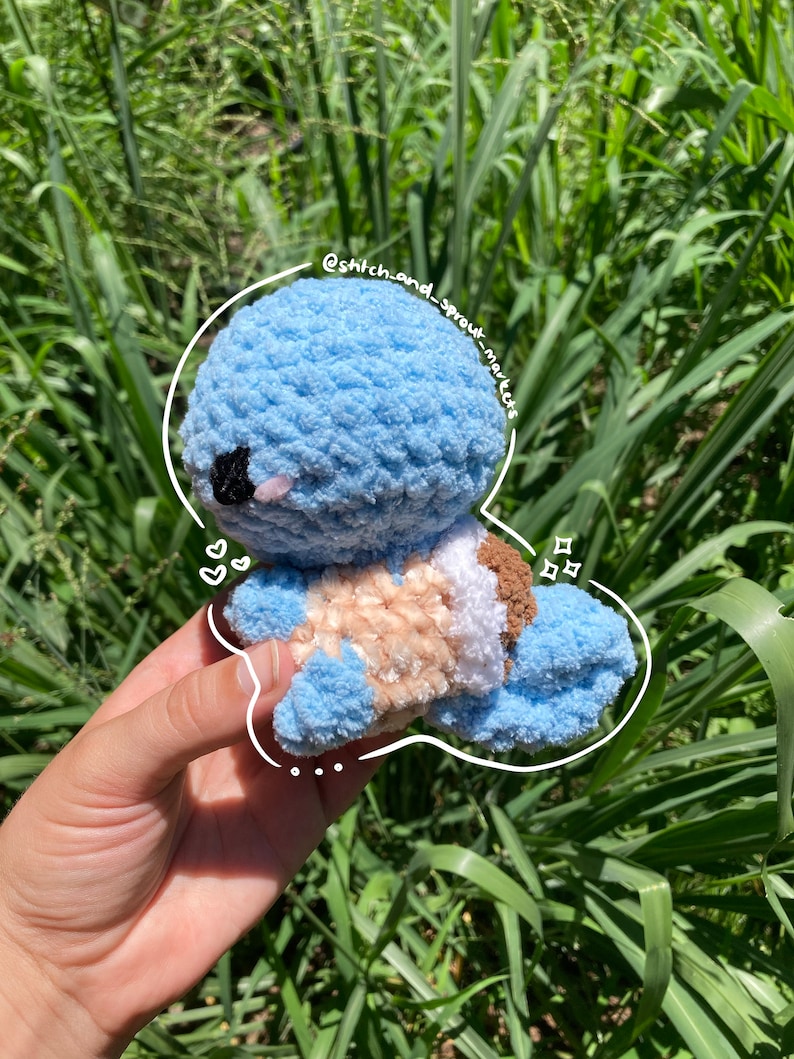 Virkat mönster för squirtle - PDF bild 2