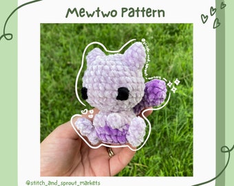 Crochet Mewtwo Pattern - PDF