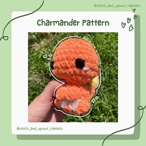 Crochet Charmander Pattern - PDF